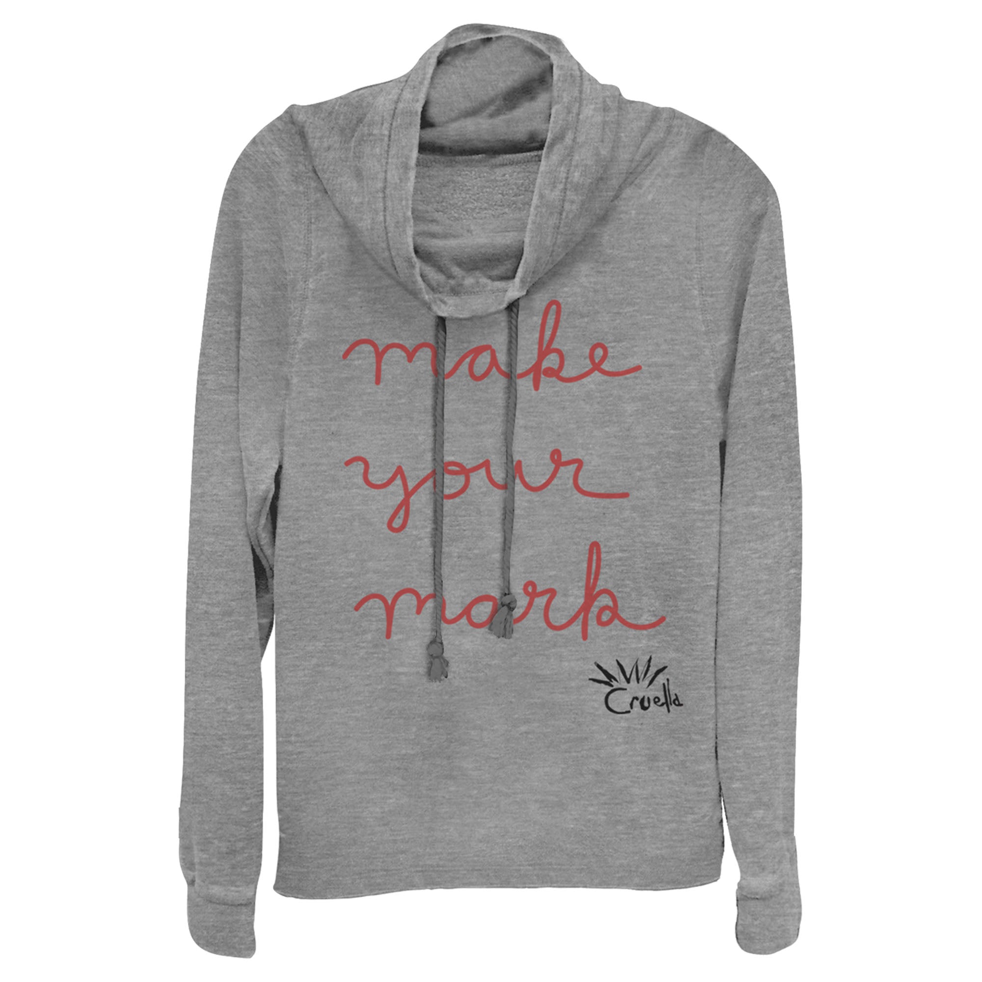 Cruella Junior’S Make Your Mark  Cowl Neck Sweatshirt