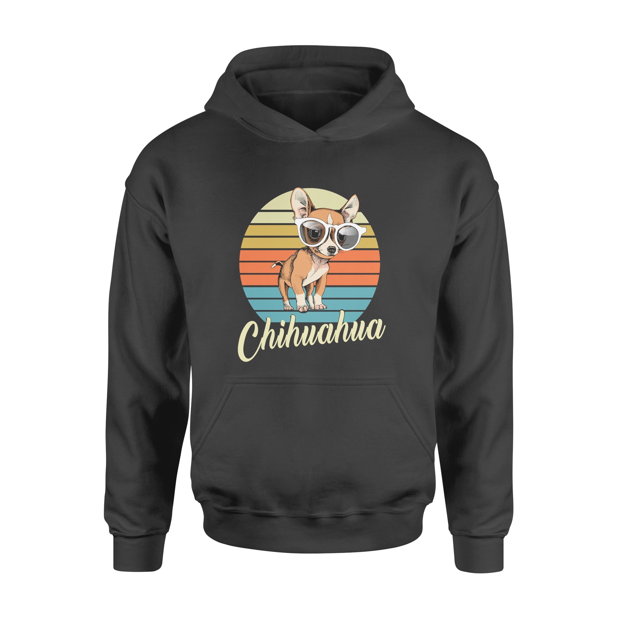 Funny Chihuahua Vintage Retro – Premium Hoodie