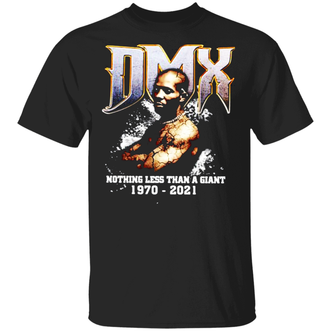 Balenciaga Dmx Tribute Shirt Nothing Less Than A Giant 1970-2021 Kanye West Dmx T-Shirt