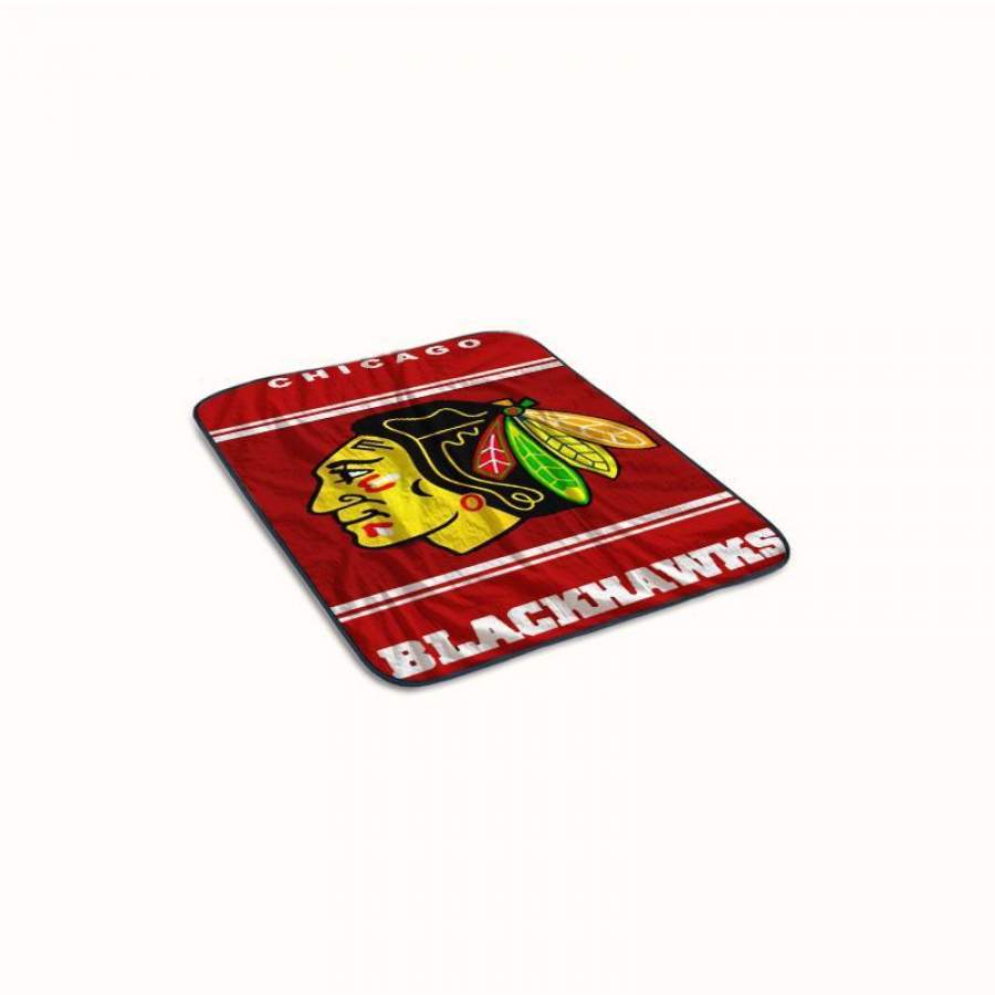 Chicago Blackhawks Logo Fleece Blanket