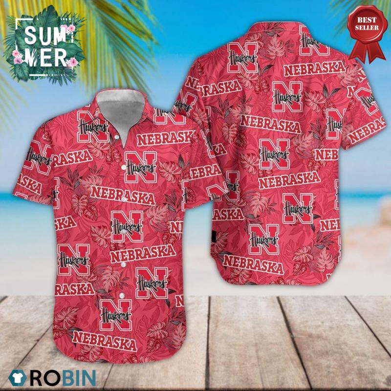 Nebraska Cornhuskers Aloha Shirt