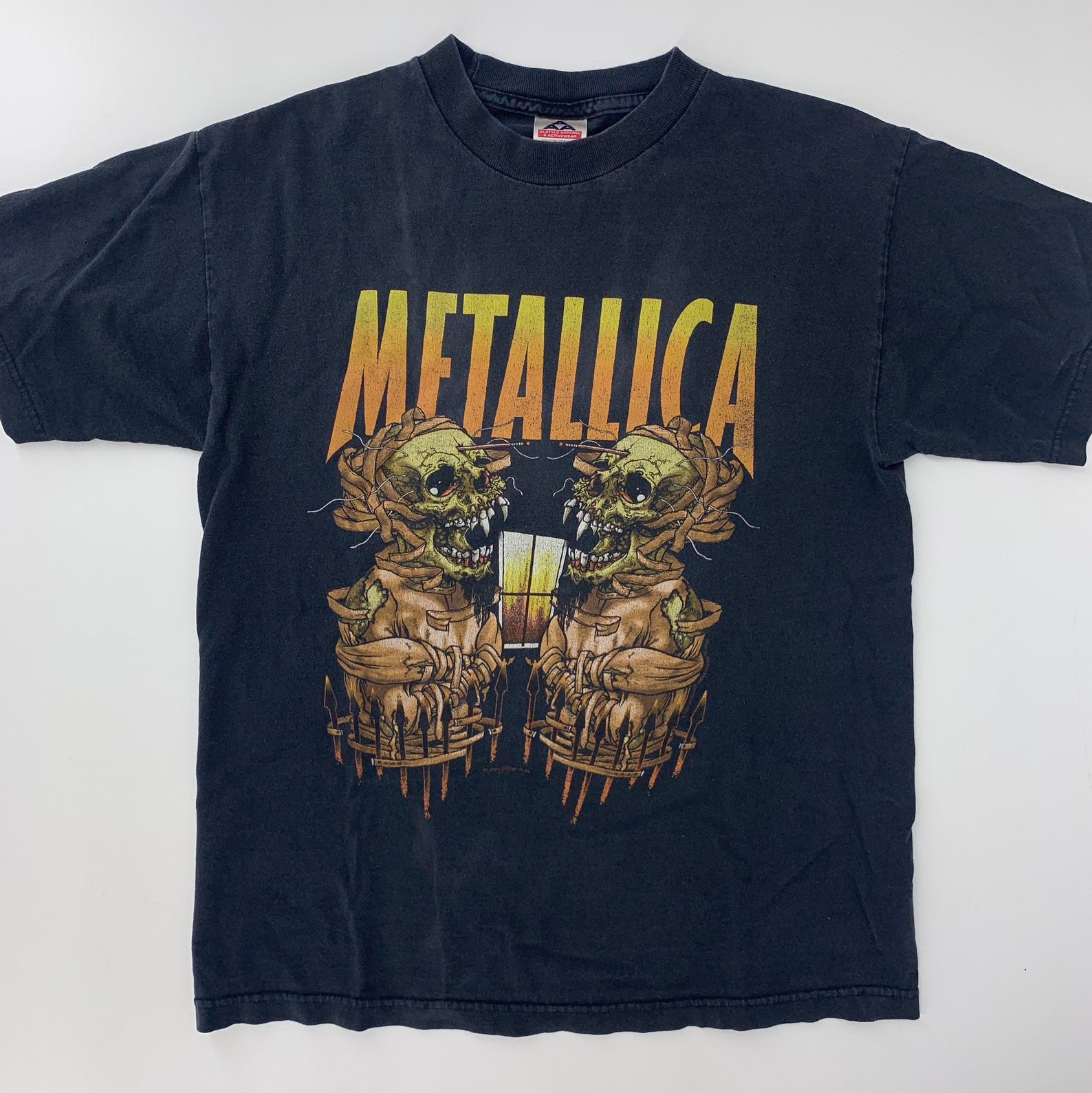 Vintage Y2K 2000 Metallica Summer Sanitarium Pushead Tour T Shirt Sm