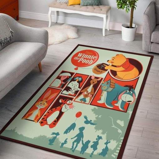 The 20 Rug Winnie The Pooh Area Rugs Living Room Carpet FN051225 Christmas Gift Floor Decor