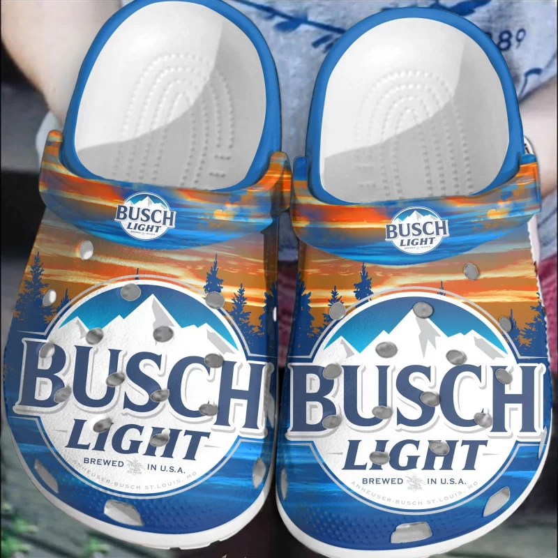 Busch Light Beer Crocband Shoes Crocs Clogs Comfortable For Men Women