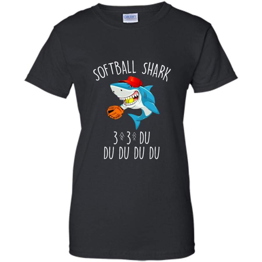 Softball Shark Du Du Du B – Gildan Women Shirt