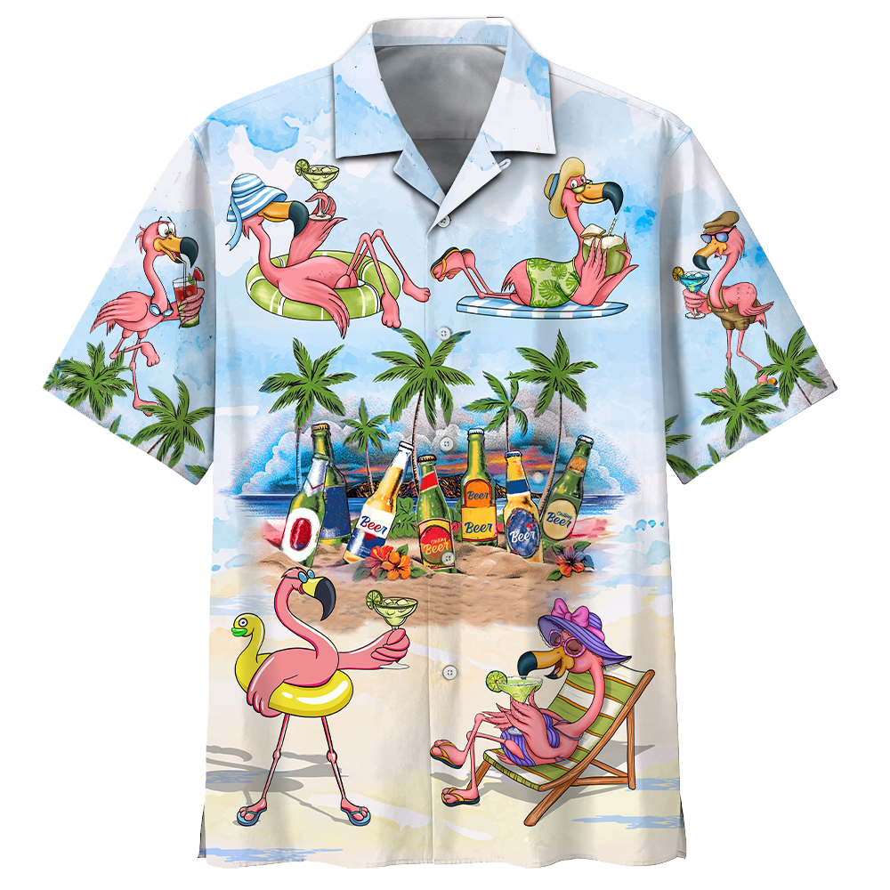 Famille Flamingo Pattern Collection Hawaii Short Ha48079