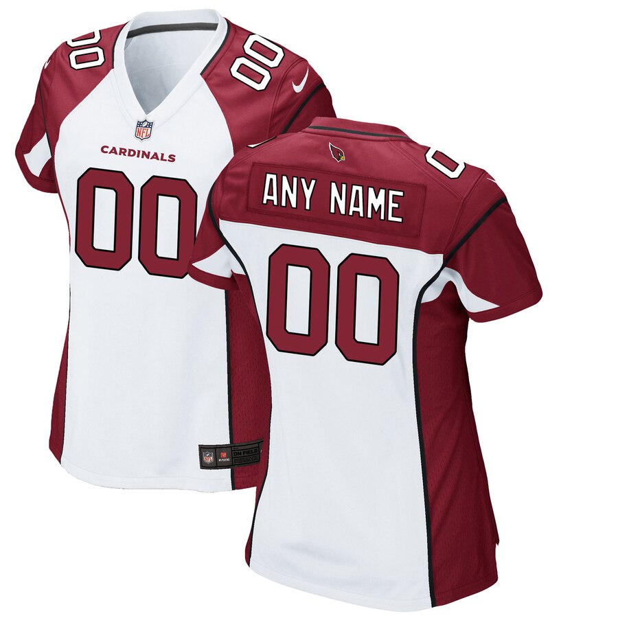 Arizona Cardinals Nike Womens Custom Game Jersey – White