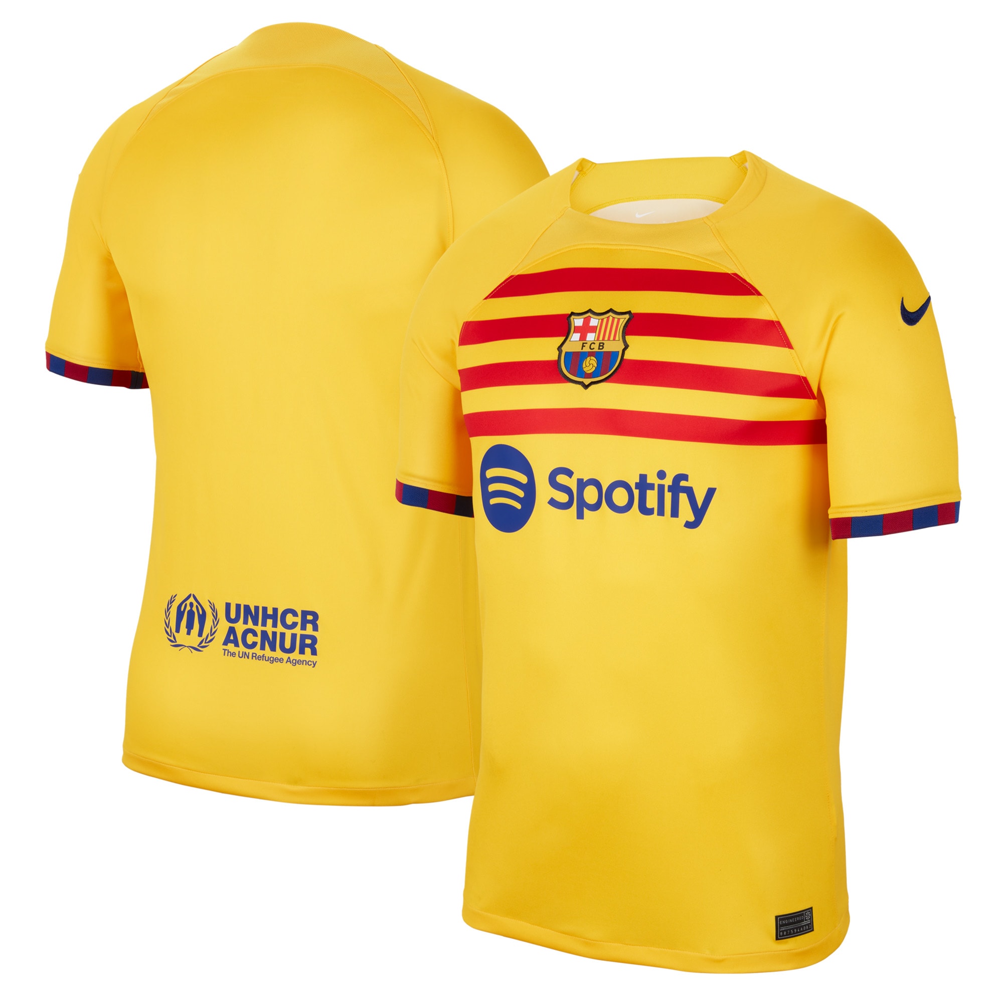 Barcelona 2022/23 Fourth Breathe Stadium Replica Jersey – Yellow