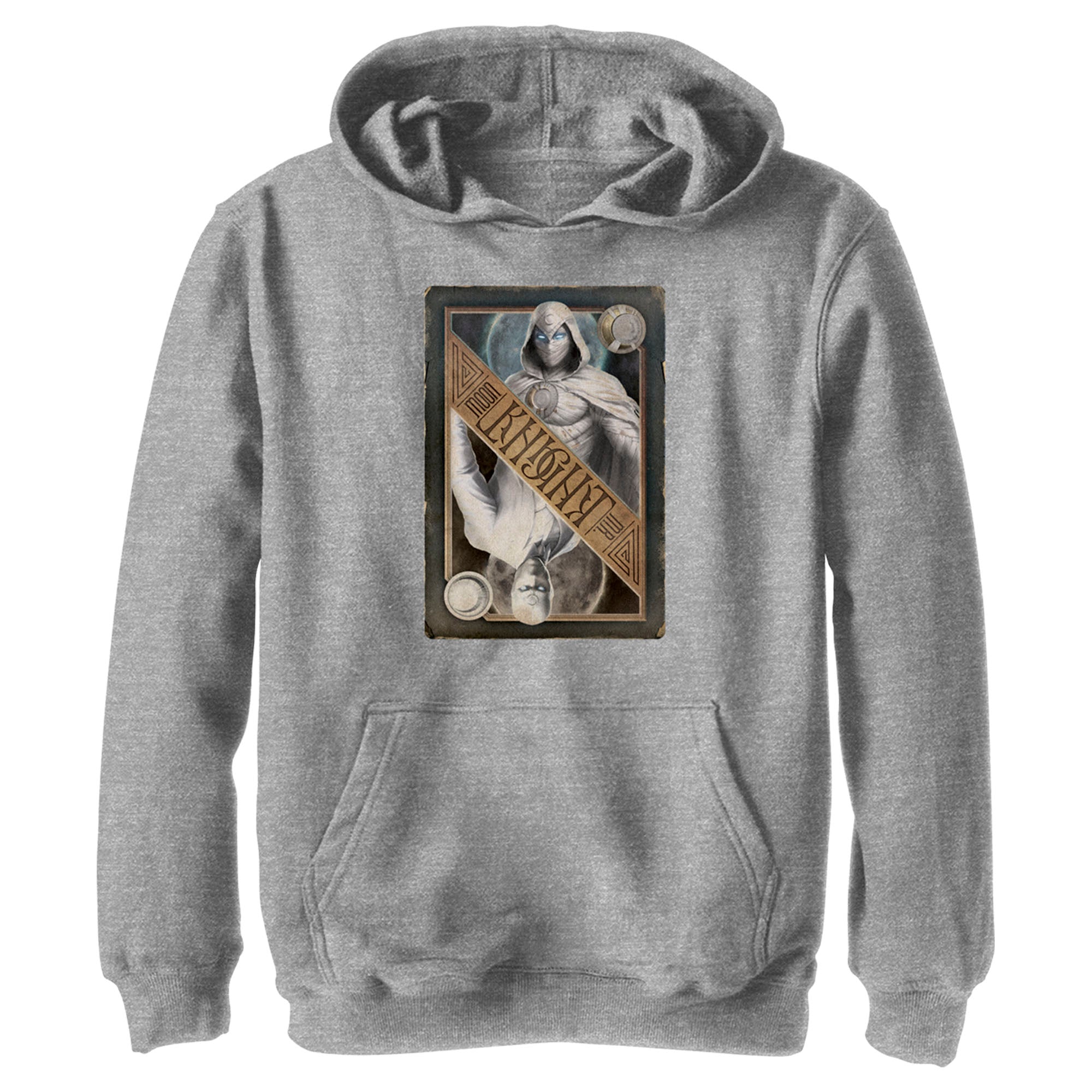 Boy’S Marvel: Moon Knight Split Personality Playing Card, Who Will Win Pull Over Hoodie