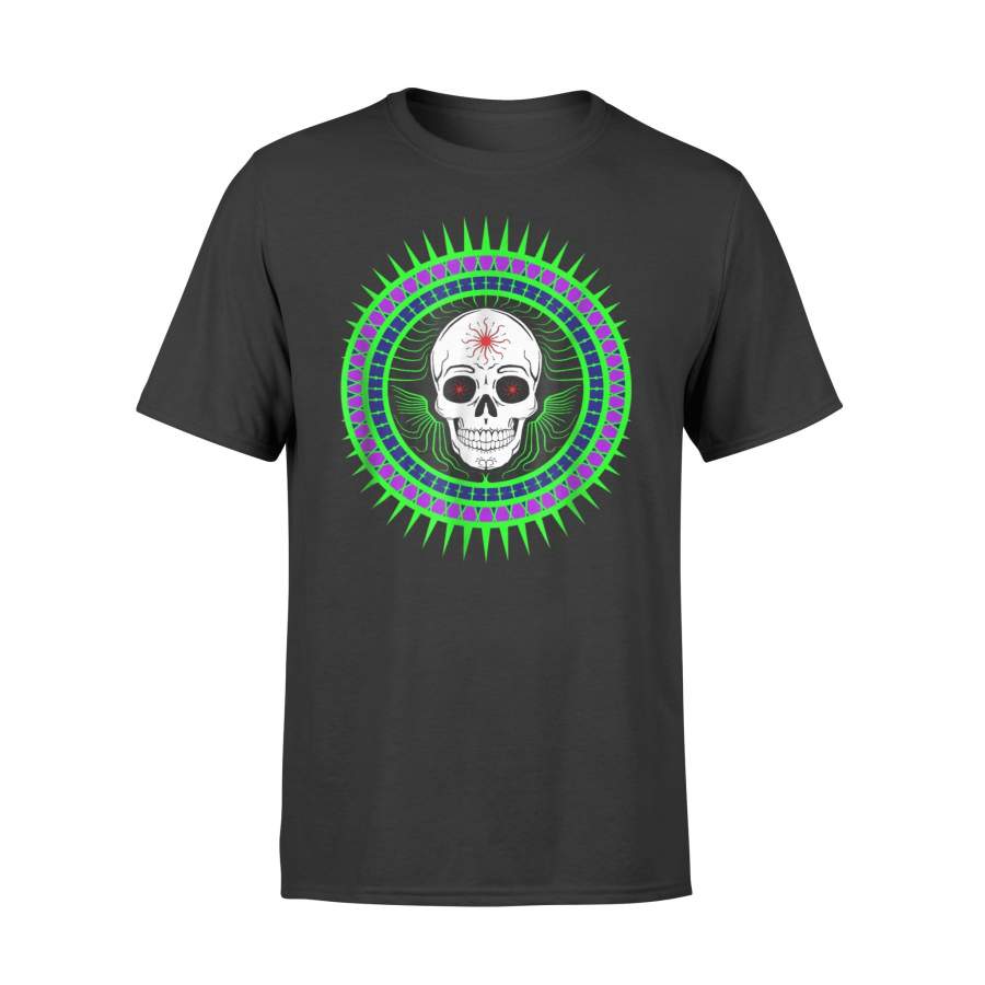 Candy Sugar Skull Original Artwork T-Shirt