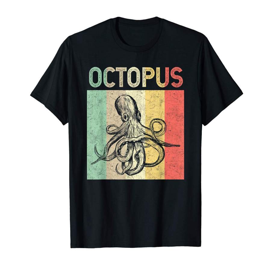 Vintage Octopus T Shirt