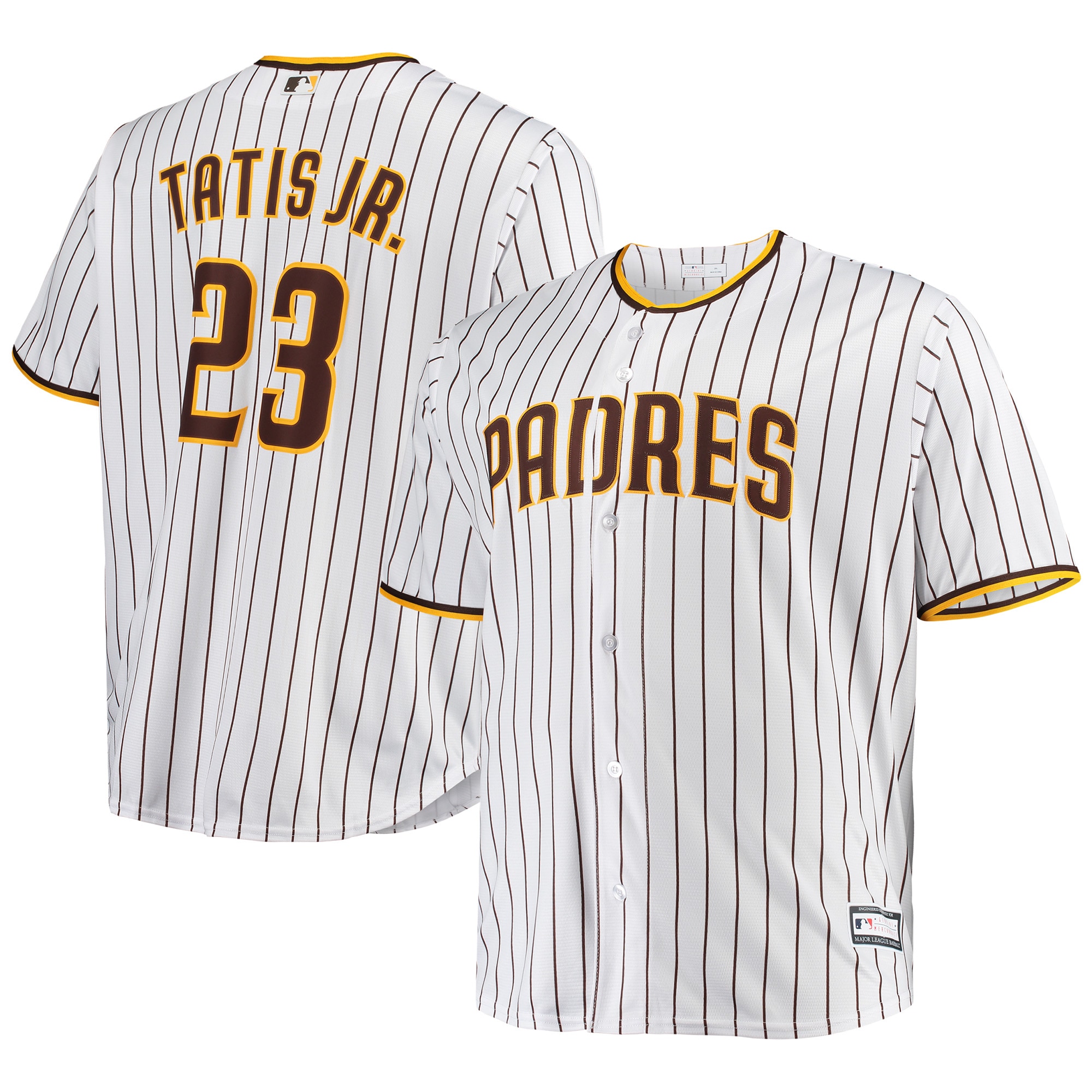 Fernando Tatis Jr. San Diego Padres Big & Tall Replica Player Jersey – White