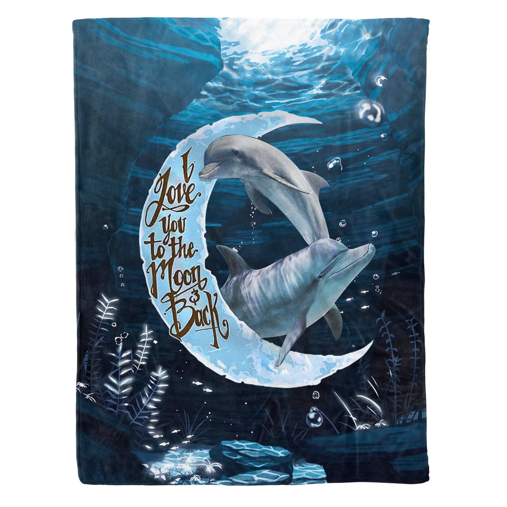 Dolphin DTC1711990 Fleece Blanket