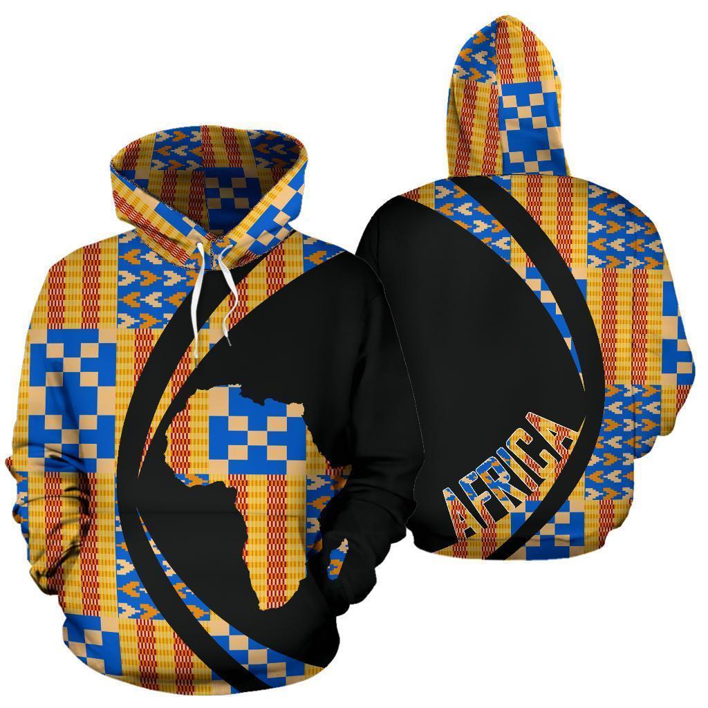 Greek Life Hoodie – Kente Cloth – Weaving Style Pullover  – Circle Style