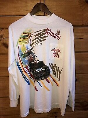 Vintage Nascar Winston Cup Series Bristol  Shirt 1992 Year 9543