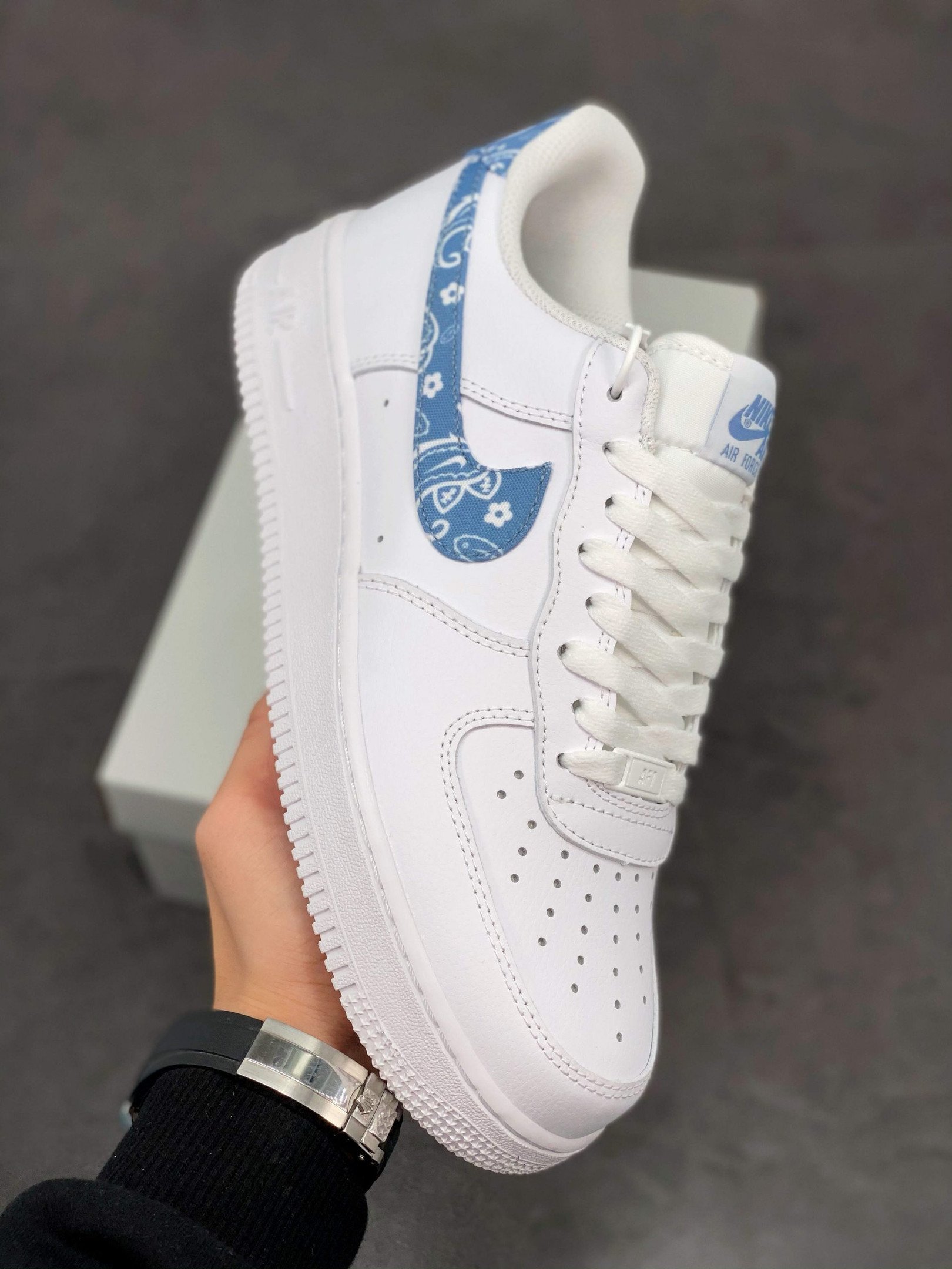 Nike Air Force 1 Low WhiteWorn Blue-White 5340149