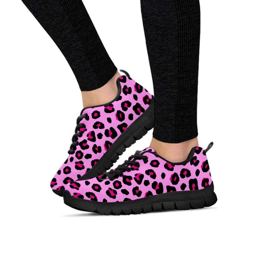 Pink Leopard Women’s Sneakers