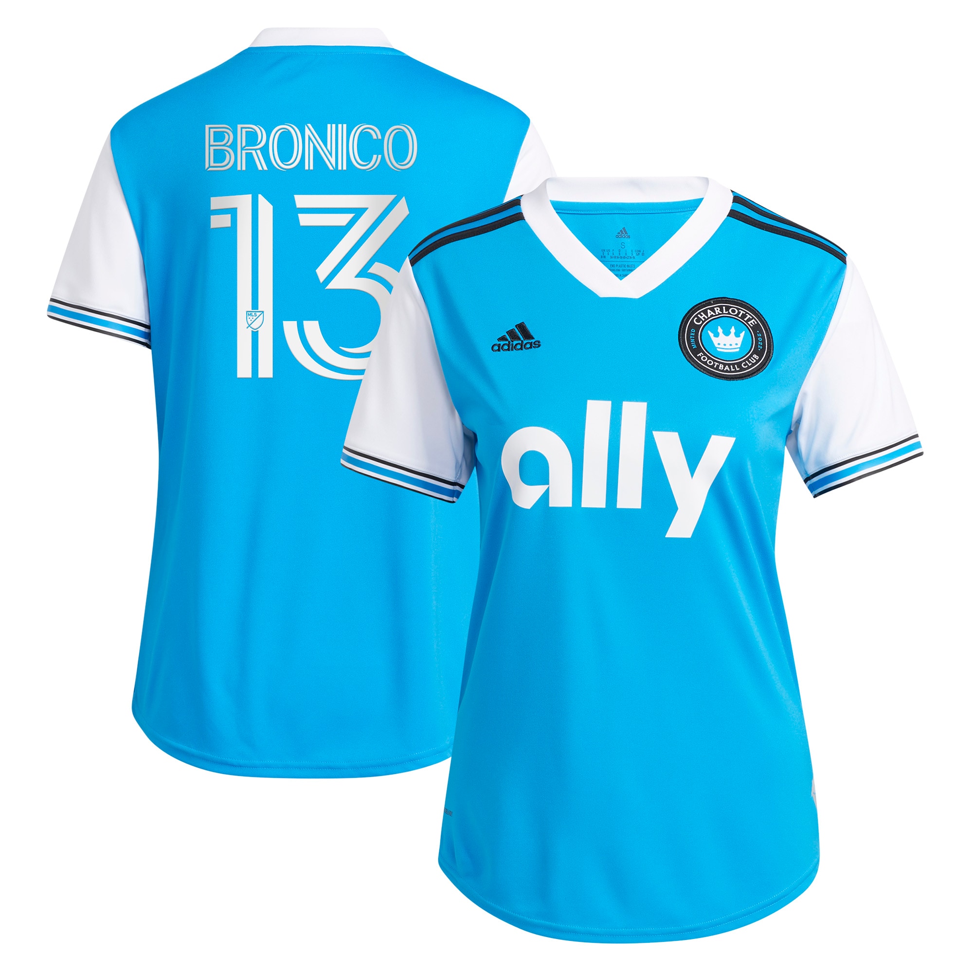 Brandt Bronico Charlotte FC Women's 2023 Newly Minted Replica Player Jersey – Blue