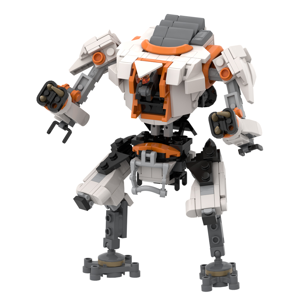 MOC Mecha Robot Classic Game Titanfalled Action Figure for Shooting Character Mech Warrior Building Block Set Brick kids Gift alx