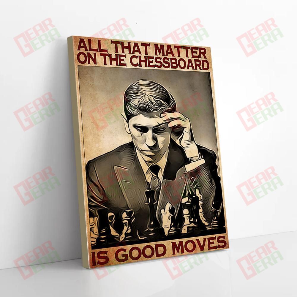 Canvas Painting All That Matter On The Chessboard Is Good Moves Chess Canvas Artistic Living Room Bedroom Bathroom Home Decoration