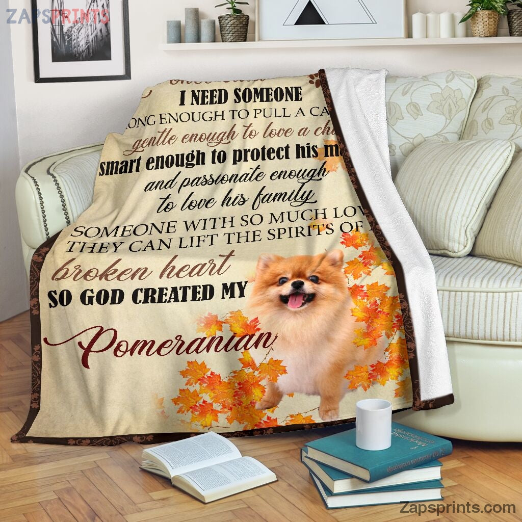 Pomeranian Protect His Master Blanket – Cool Gift Ideas