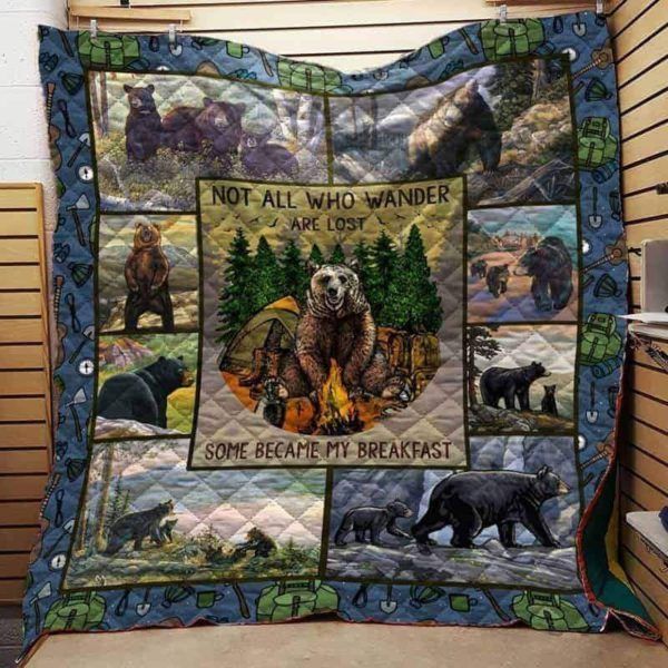 Camping #1114-8 Ht-Kno 3D Quilt Blanket HGM36