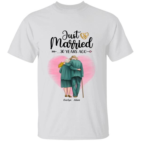 Just Married Couples Personalized T-Shirt Ts-Gh131