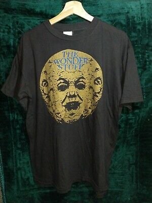 Vintage The Wonder Stuff 1991 Original Promo Tour T-shirt Indie Oasis Stone Rose 8494