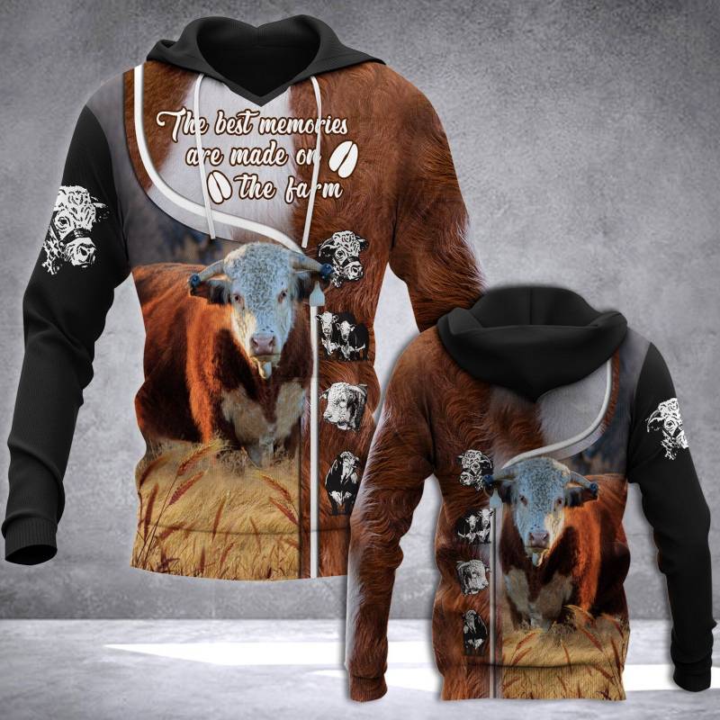 Animal Hereford A5 Hoodie