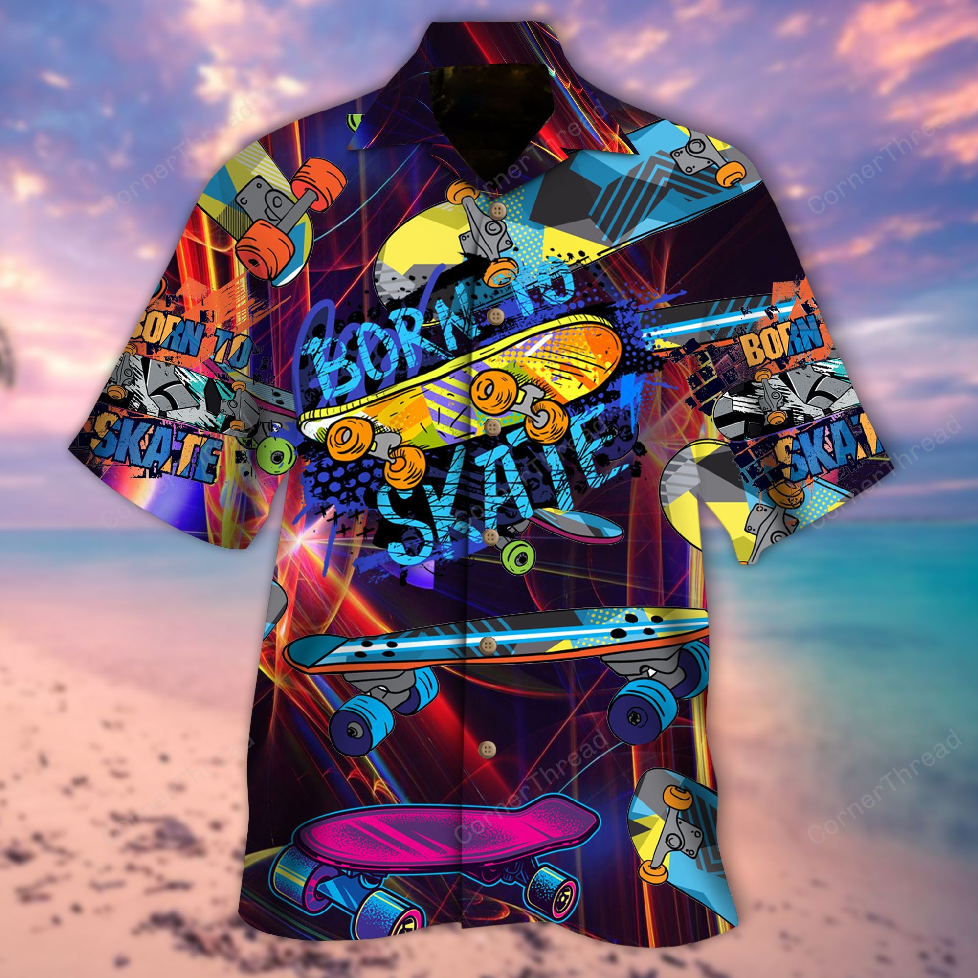 Cosmos Skateboards Hawaiian Shirt Ha15399