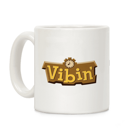 Vibin Animal Crossing Parody Coffee Mug