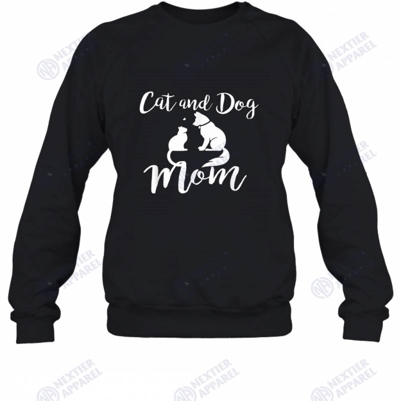 Pets Animals Cats and Dogs Cat Mom AF Dog Dad Puppy Sweatshirt