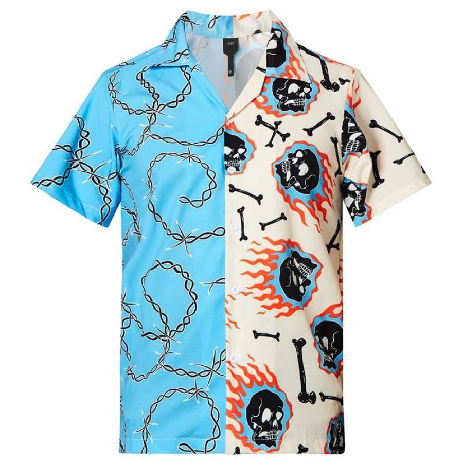 Hawaii Shirts Skull Printing Ha1122