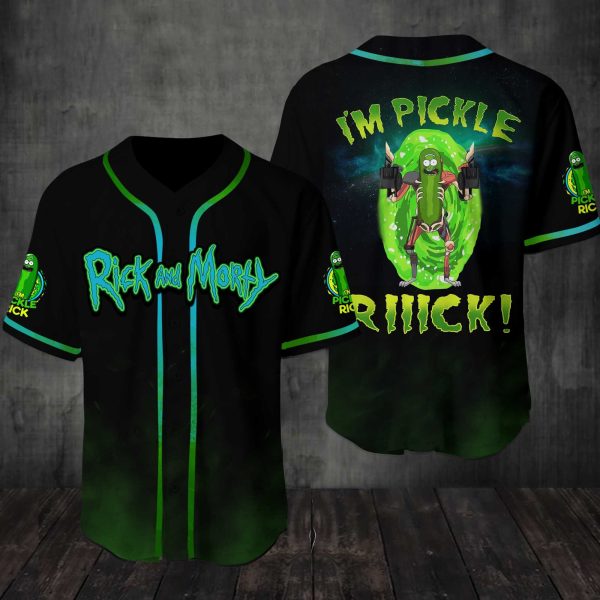 Rick And Morty Baseball Jersey Shirt Clothes Sport Outfit For Men Women Nd