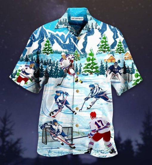 Ice Hockey Hawaii Shirt For Men Women Ha108761