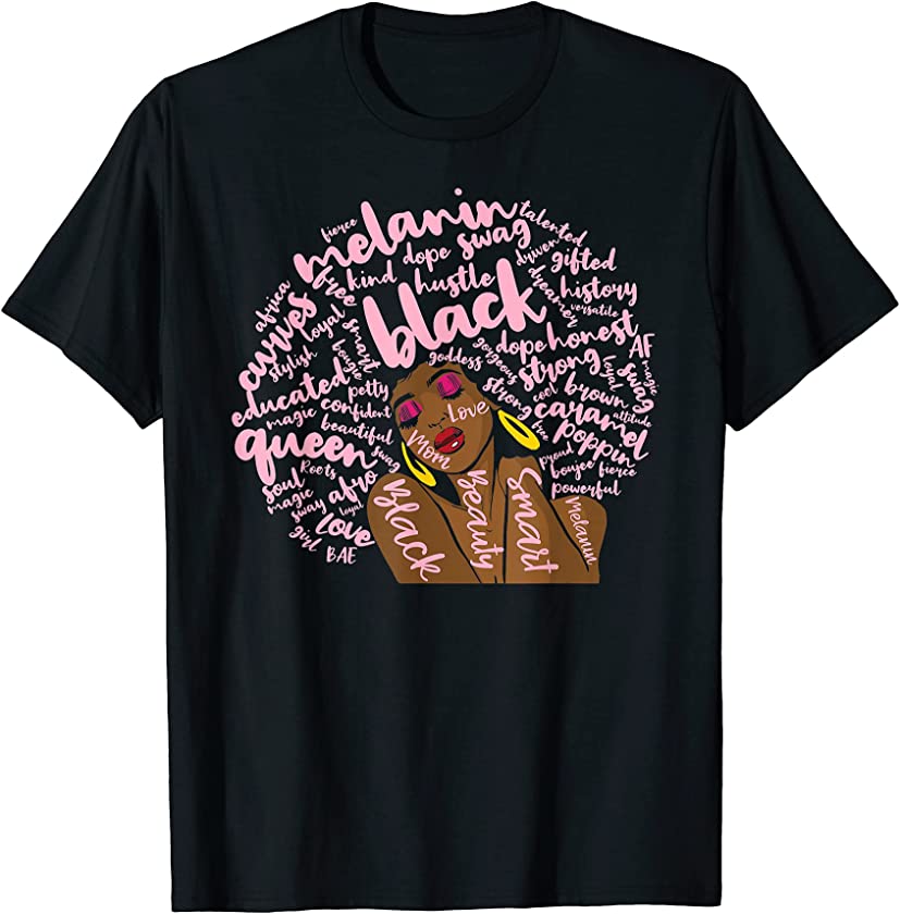 Pride African American Happy Mother’s Day Black Mom T-Shirt