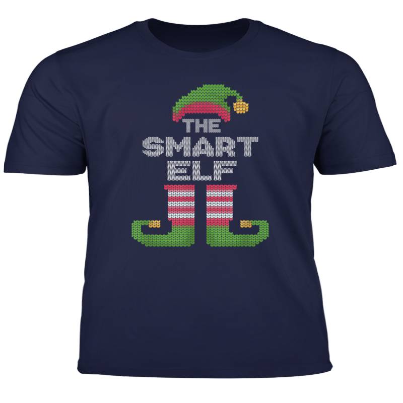 The Smart Elf T Shirt Group Family Matching Ugly Christmas T Shirt