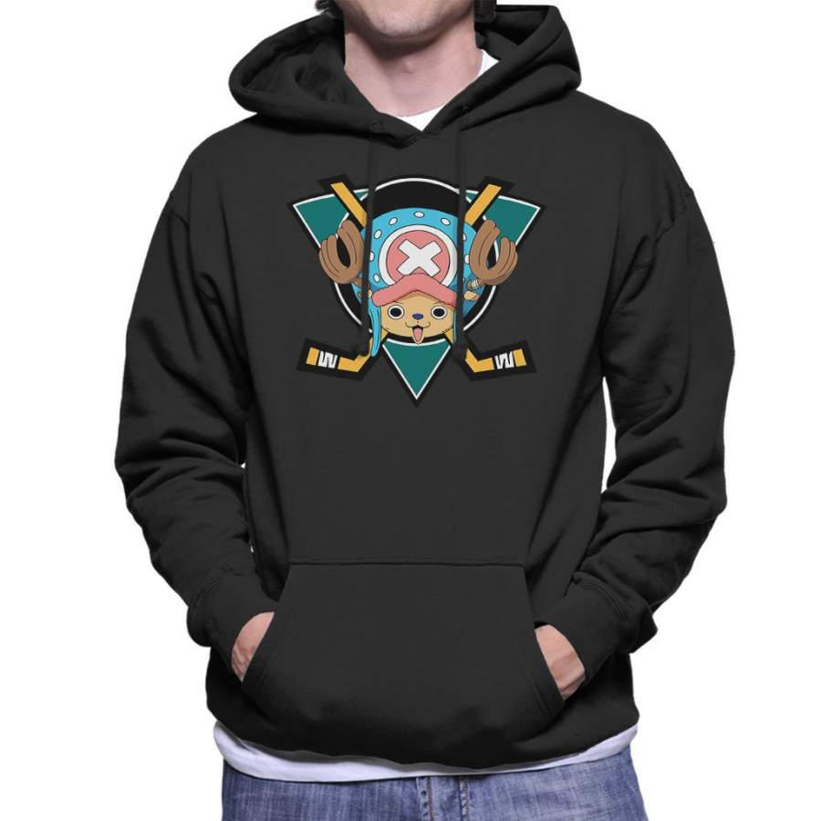 Tony Tony Chopper Mighty Ducks One Piece Men’s Hooded Sweatshirt