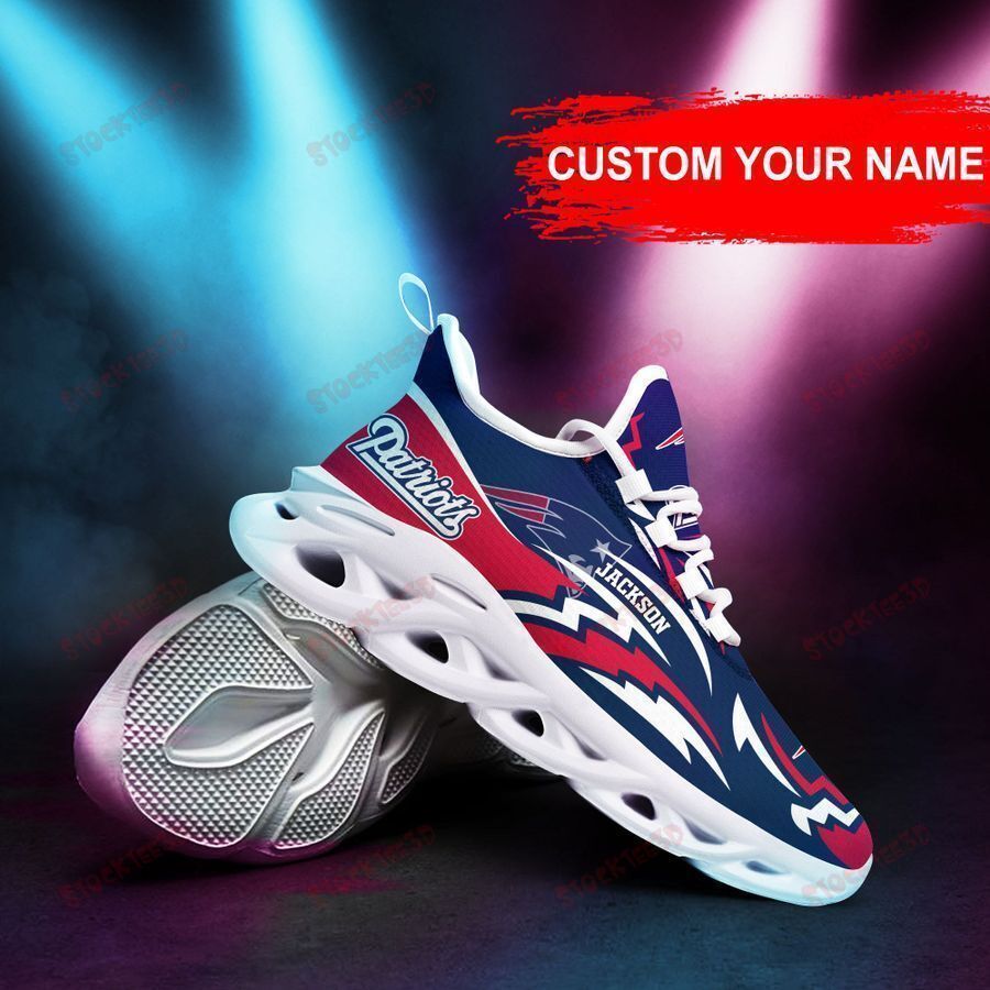 New England Patriots Personalized Yezy Running Sneakers 392