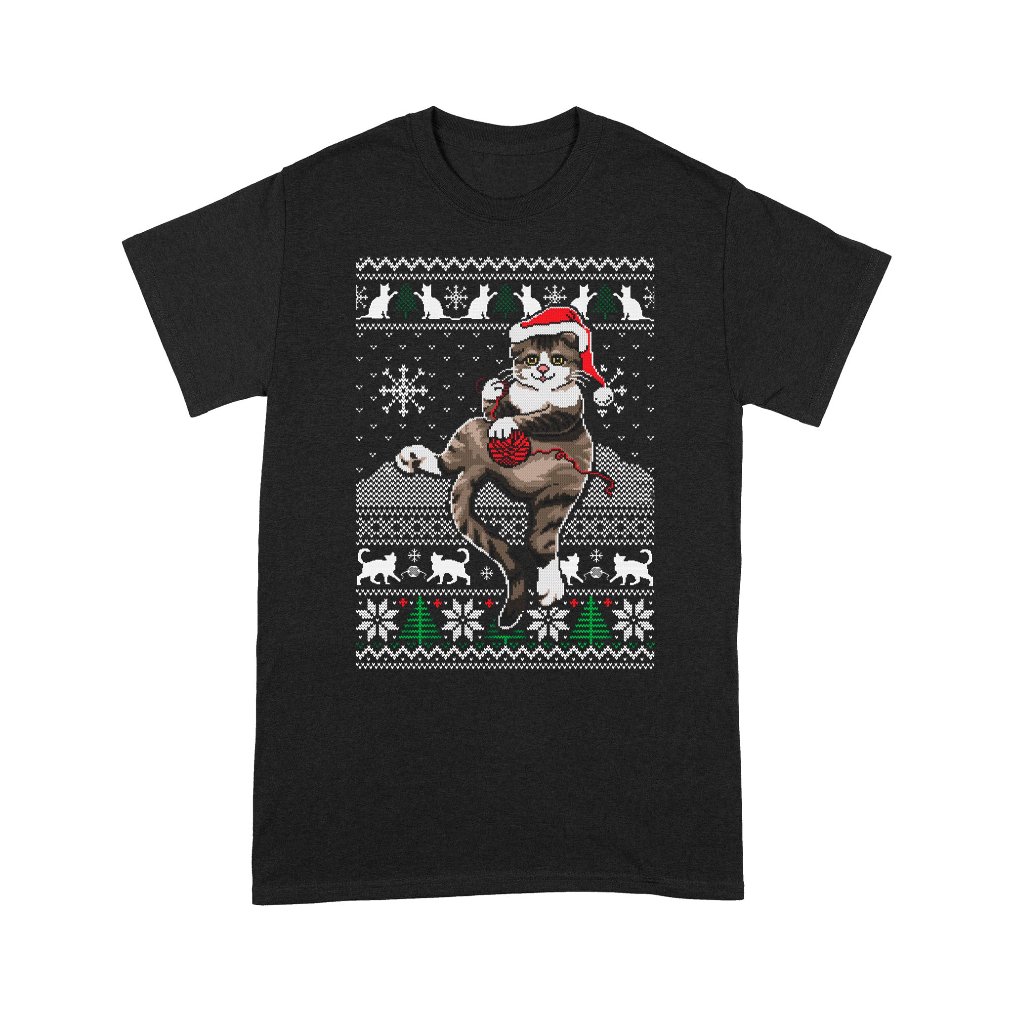 Kitten’s christmas – Standard T-shirt