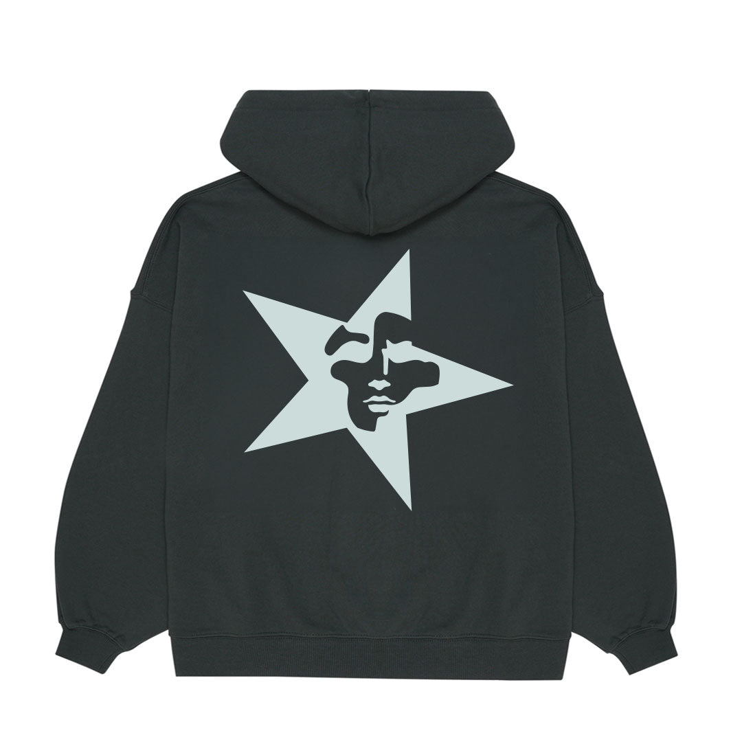 Starface Zip Hoodie Night Green