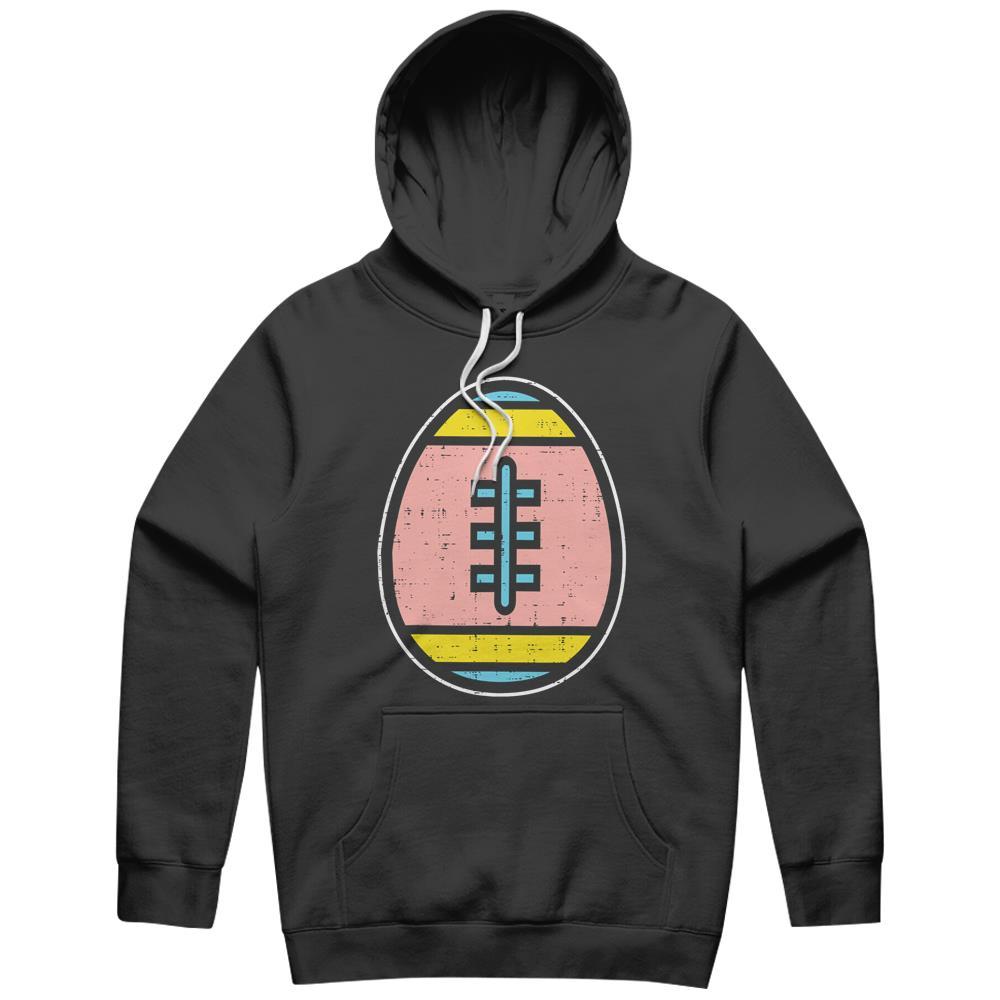 American Football Egg Cute Easter Ball Sports Player Team Hoodie Fashion24Hs