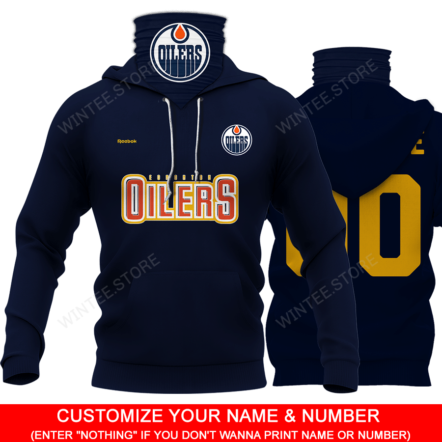 04Oilers001 – CUSTOMIZE YOUR NAME & NUMBER – HOT SALE 3D PRINTED