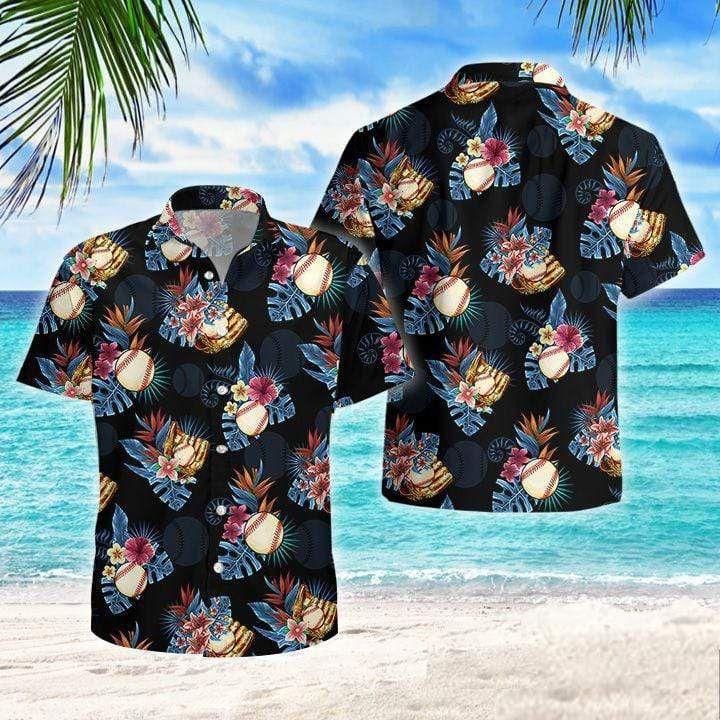 Baseball Summer Vibe Tropical Hawaii Shirt 131 Ha8146