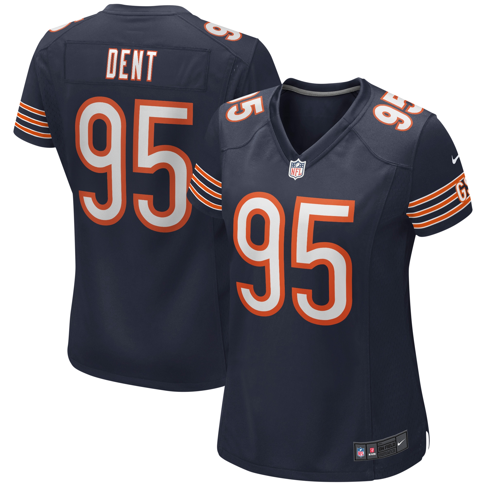 Women’s Chicago Bears Richard Dent Navy Game Retired Player Jersey