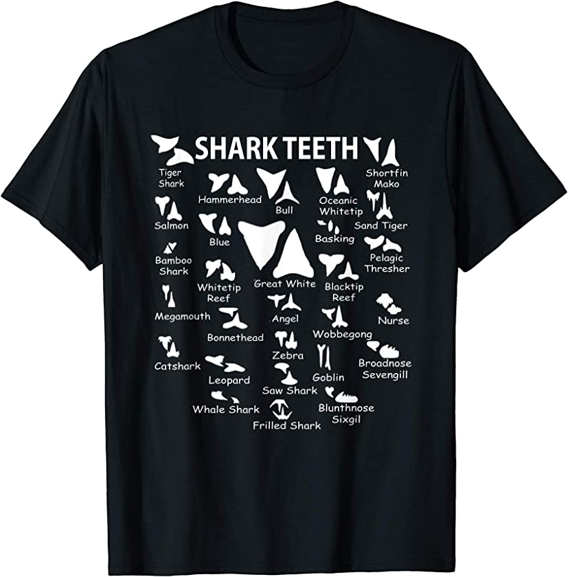 Shark Learning Gift for Kids Boys And Girls T-Shirt