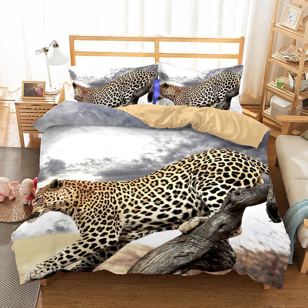 Animal Leopard Quilt Blanket