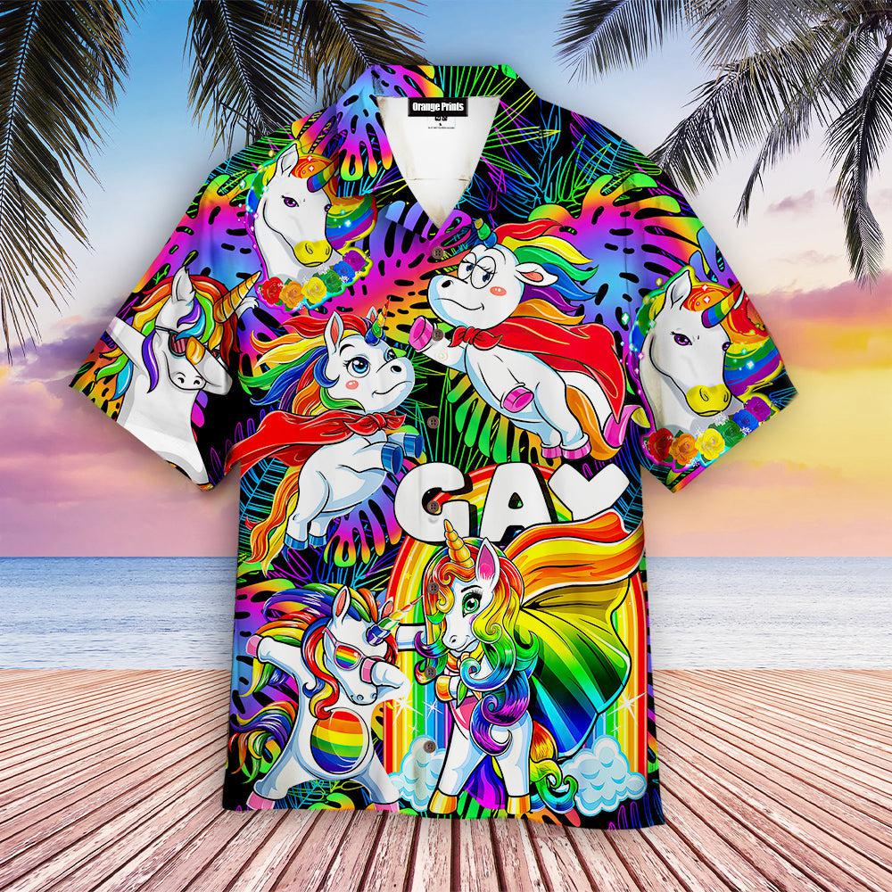 Lgbt Unicorns Gay With Pride Month Hawaii Shirt For Men Women Ha25220