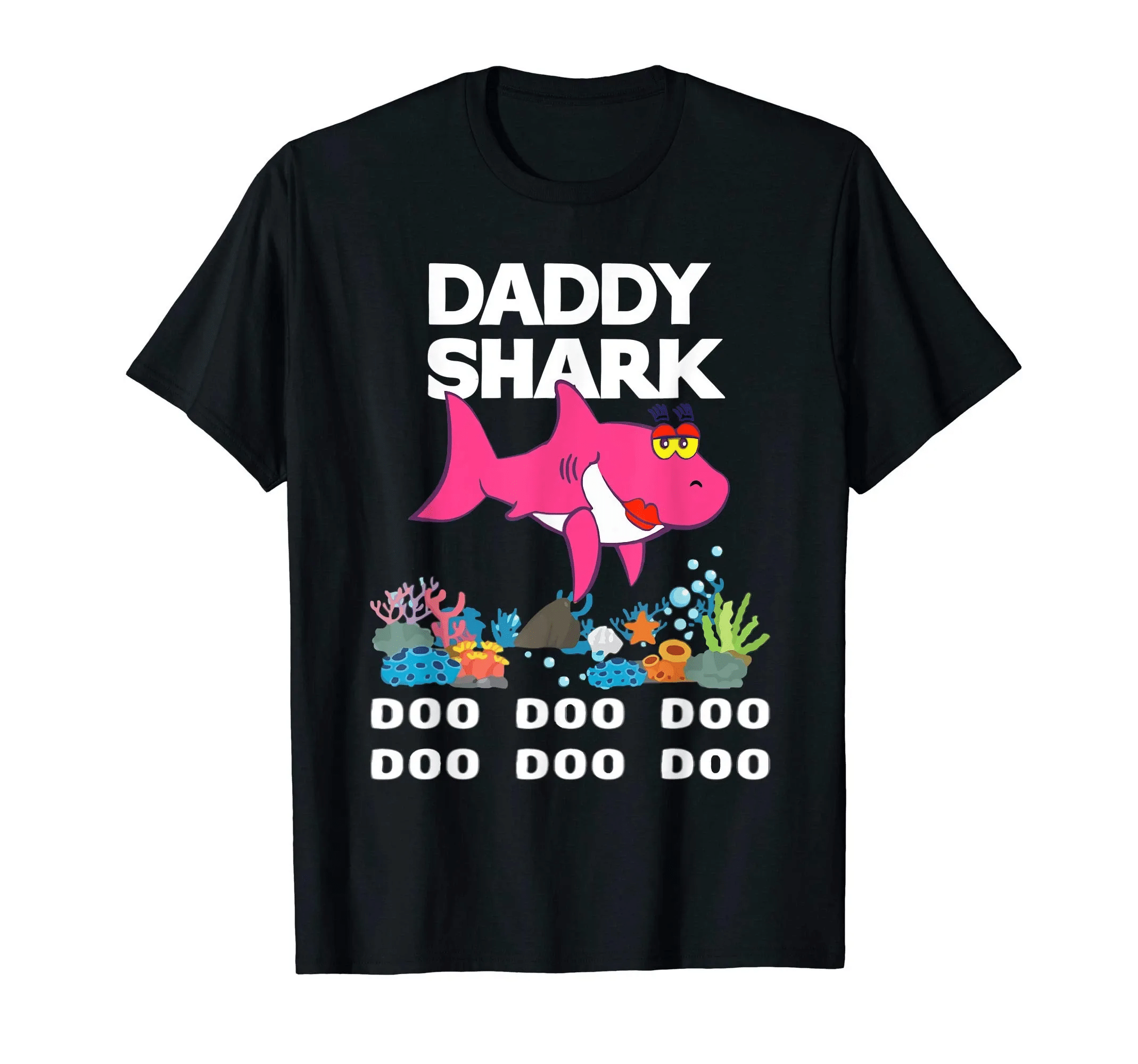 Womens Daddy Shark Doo Doo Doo Tshirt Gifts