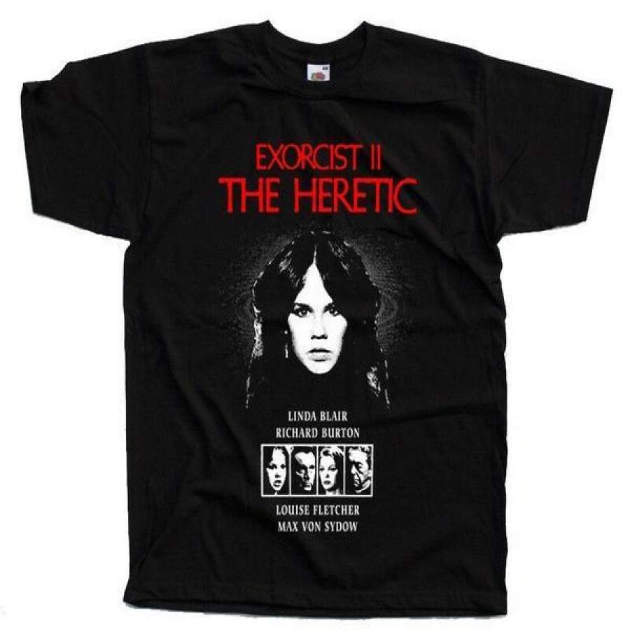 The Exorcist 2-the Heretic V3, W.friedkin, Poster, Black All  T-Shirt